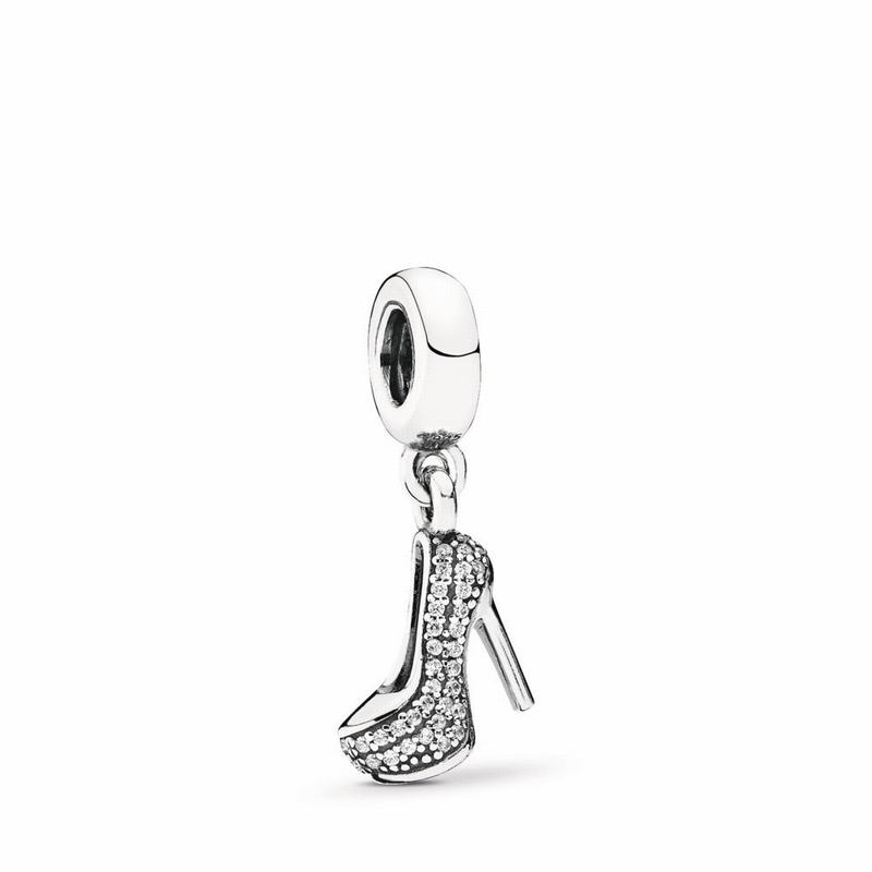 Pandora Sparkling Stiletto Dangle Charm NZ, Sterling Silver (193408-EHZ)